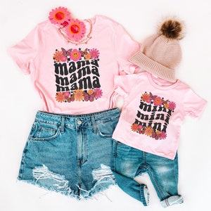 Camisetas a juego para el día de la madre, mamá y yo, regalo para el día de la madre, camisetas a juego para mamá e hija, regalo para ella, regalo para esposa