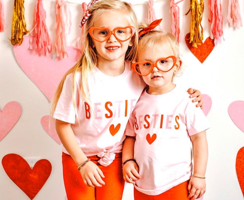 Besties, mommy and me, mommy and me outfits, family matching, mommy and me shirts, mother daughter, mama and mini shirts, custom mothers day image 2