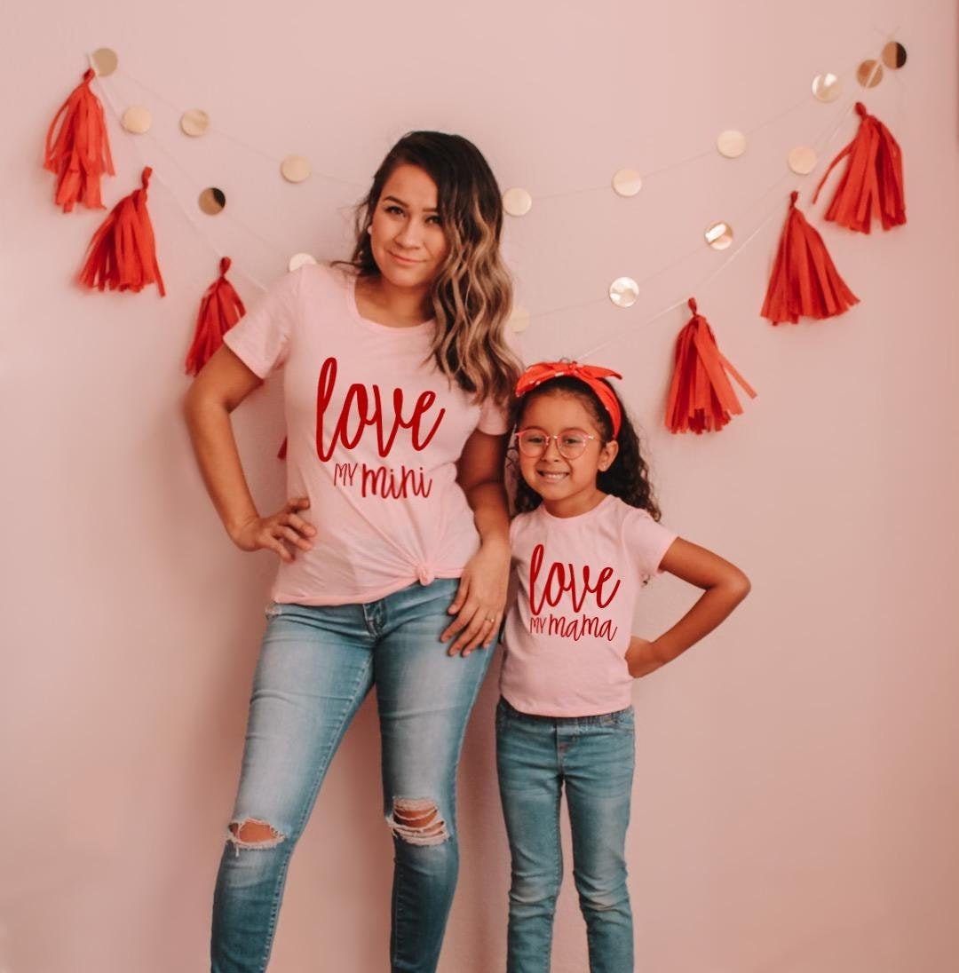Love You Most Shirts Mommy & Me Set Matching Mother and Baby Shirt Set Valentines Day Shirts Mommy and Me Matching Shirt