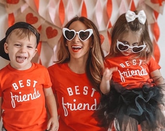 Valentines Shirts, Best Friends shirts, Mommy and me valentines shirts, matching shirts, mommy and me outfits, matching valentines day shirt