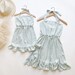 Pistachio matching dresses , mommy and me matching outfits, mommy and me outfits, matching outfits, mother daughter matching dress, 