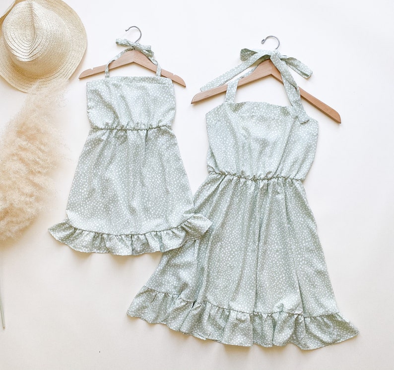 Pistachio matching dresses , mommy and me matching outfits, mommy and me outfits, matching outfits, mother daughter matching dress, 