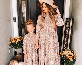 mommy and me fall dresses