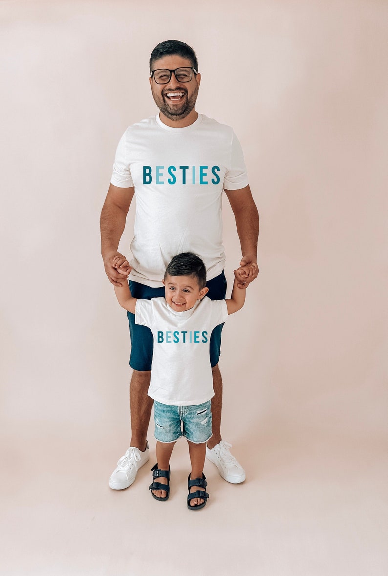 besties, daddy and me shirts, dad and me, family matching, father and son, matching outfits, fathers day gifts, daddy and me outfits, gift image 1