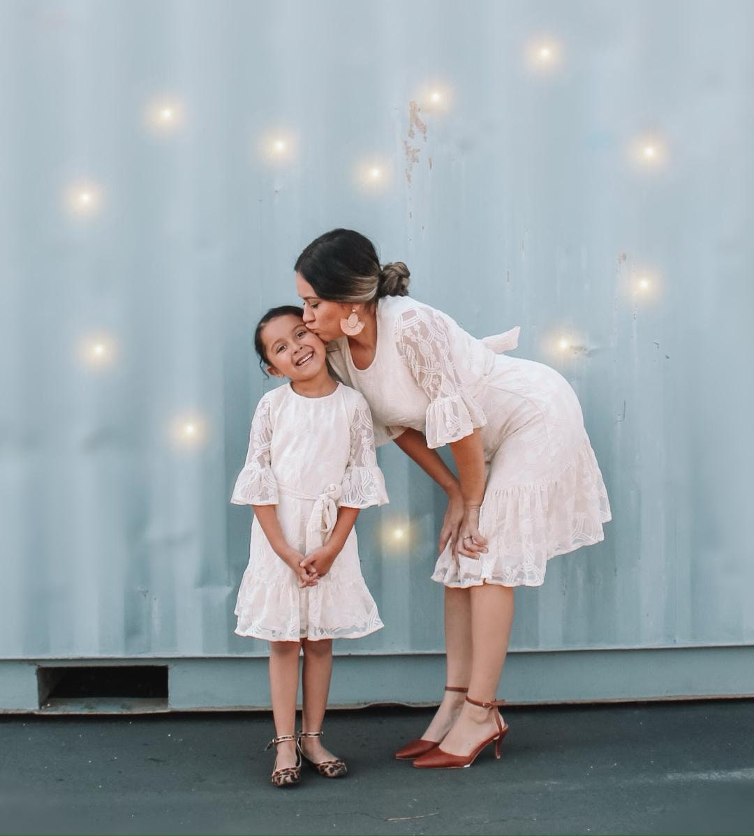 Lace mommy and 2025 me dresses