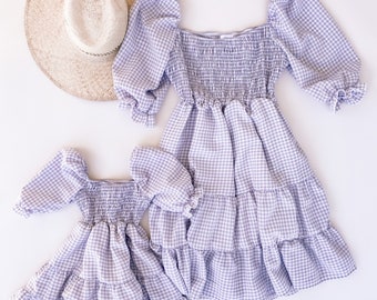 LILIS GINGHAM DRESSES | matching dresses | mommy and me matching outfits | mommy and me outfits | matching outfits | mommy and me