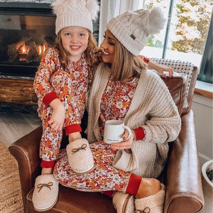 MADELINE Fall Pajamas |pumpkin spice | matching pajamas | matching pjs | matching outfits | family pajamas | family pjs | autumn pajamas