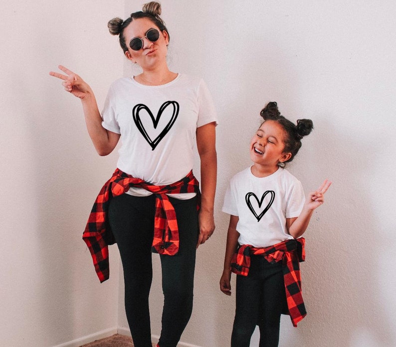 Hearts | mommy and me Christmas shirts | Christmas shirts | Christmas matching outfits| mommy and me | matching outfits | matching shirts 