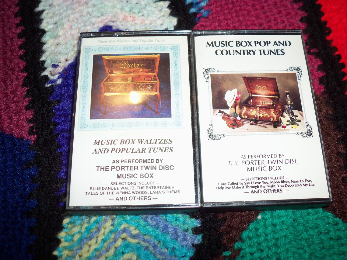 Music Box Tunes Tape Cassettes Etsy