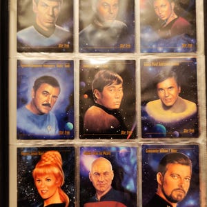 Cartes à collectionner SkyBox Star Trek Master Series 1993, lot 1