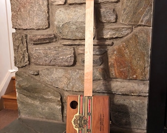 Ashton Fretless Acoustic Electric Slide Cigar Box Guitar (#32)
