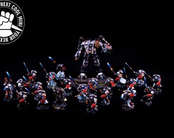 ウォーハンマー 40K スペースマリーン グレイ ナイト 塗装済み セット ウォーハンマー 40K スペースマリーン グレイ ナイト 塗装済み