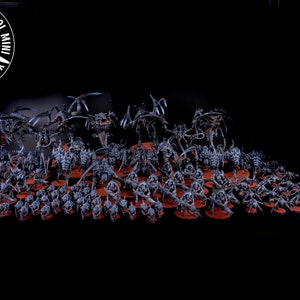 Warhammer 40k 99-piece Tyranid Army All PRO PAINTED FREE U.S.