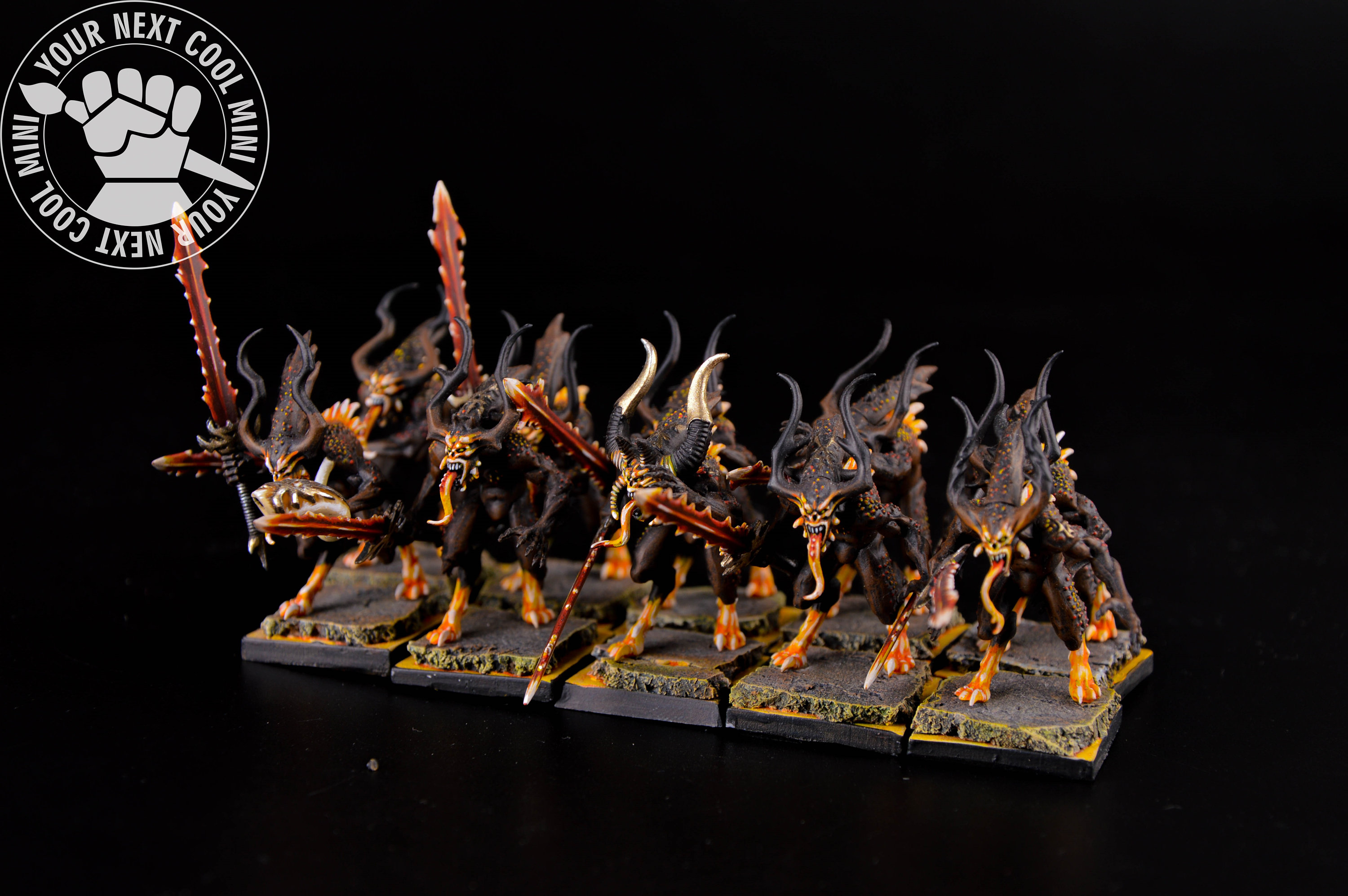 Warhammer Aos/fb Daemons of Khorne Bloodletters - Etsy