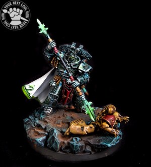 Miniature Alpharius Primarch Alpha Legion Warhammer 40k - Résine 3D Haute Qualité - Échelle Officielle - Peinture Et Collection