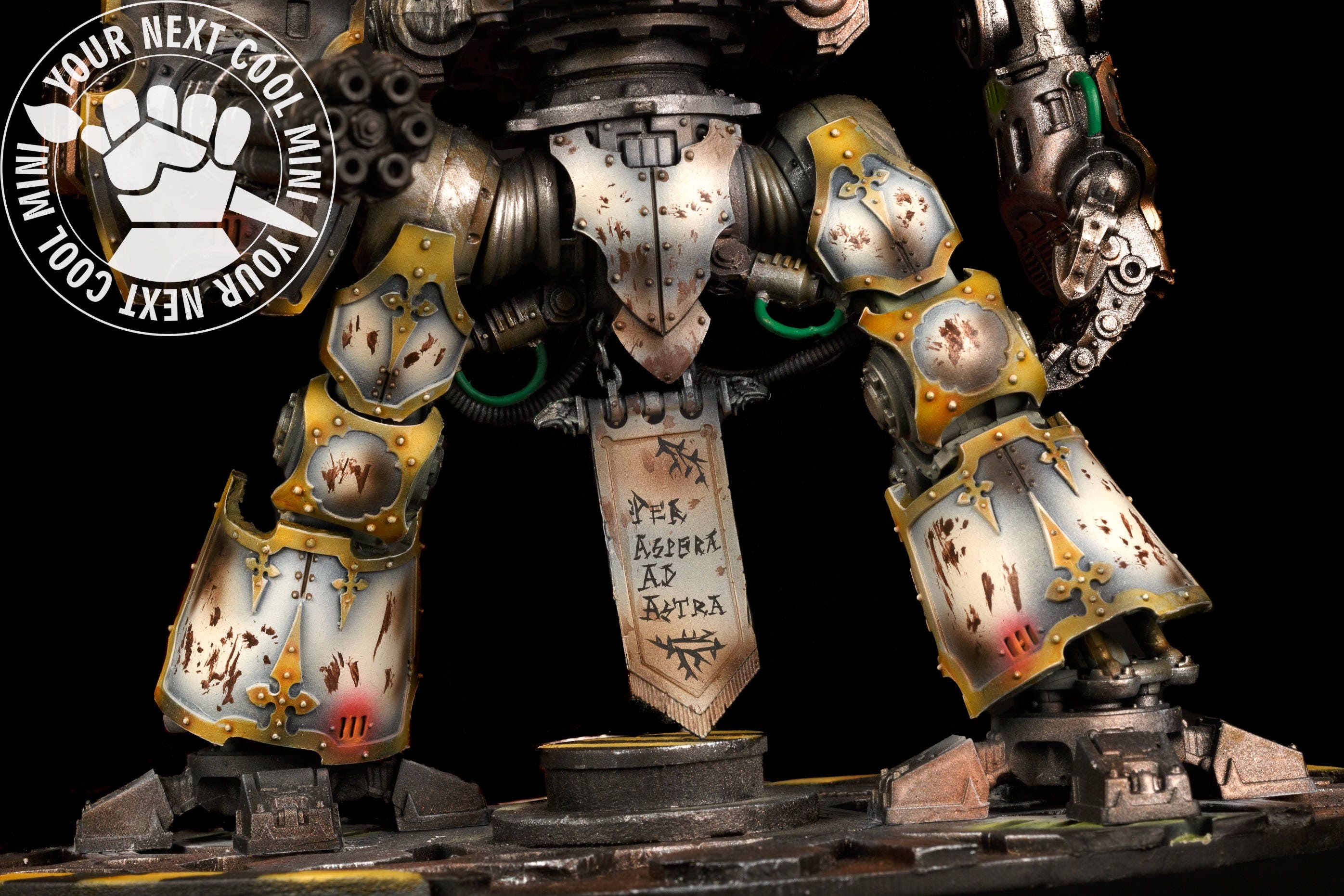 ウォーハンマー 40K インペリアル ナイト、交換可能な磁気武器と装飾