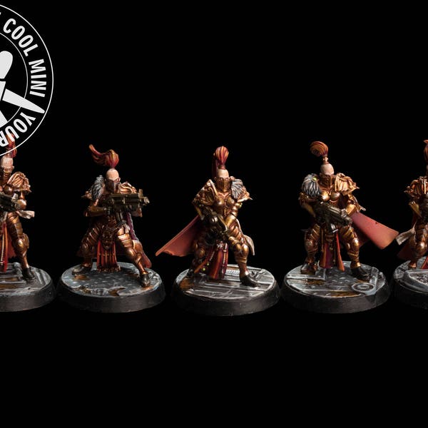 CUSTOM ORDER Warhammer 30k/40k, Sisters of Silence, Prosecutor Squad