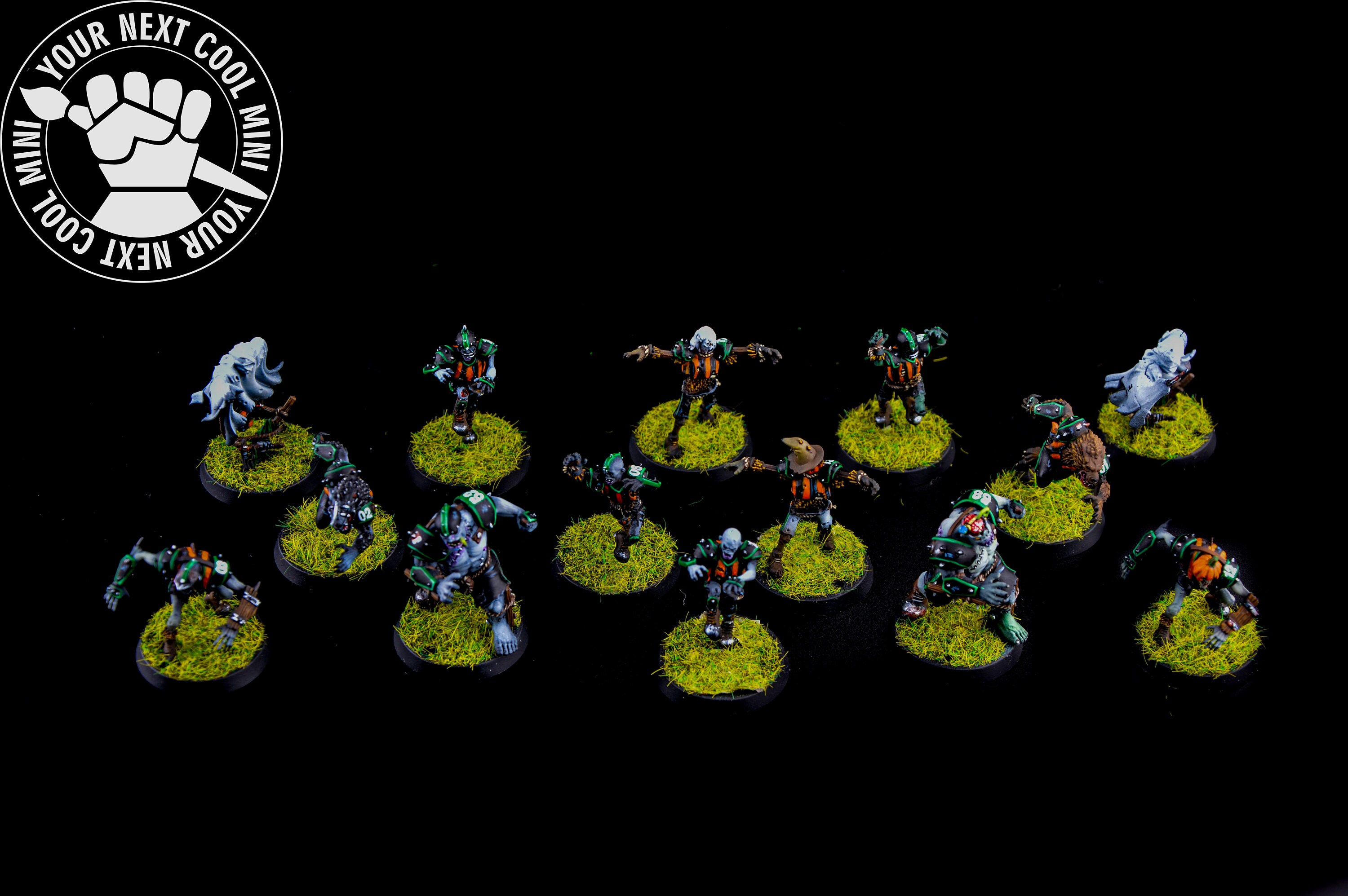 CUSTOM ORDER Blood Bowl. Necromantic Horror Team: the Wolfenburg