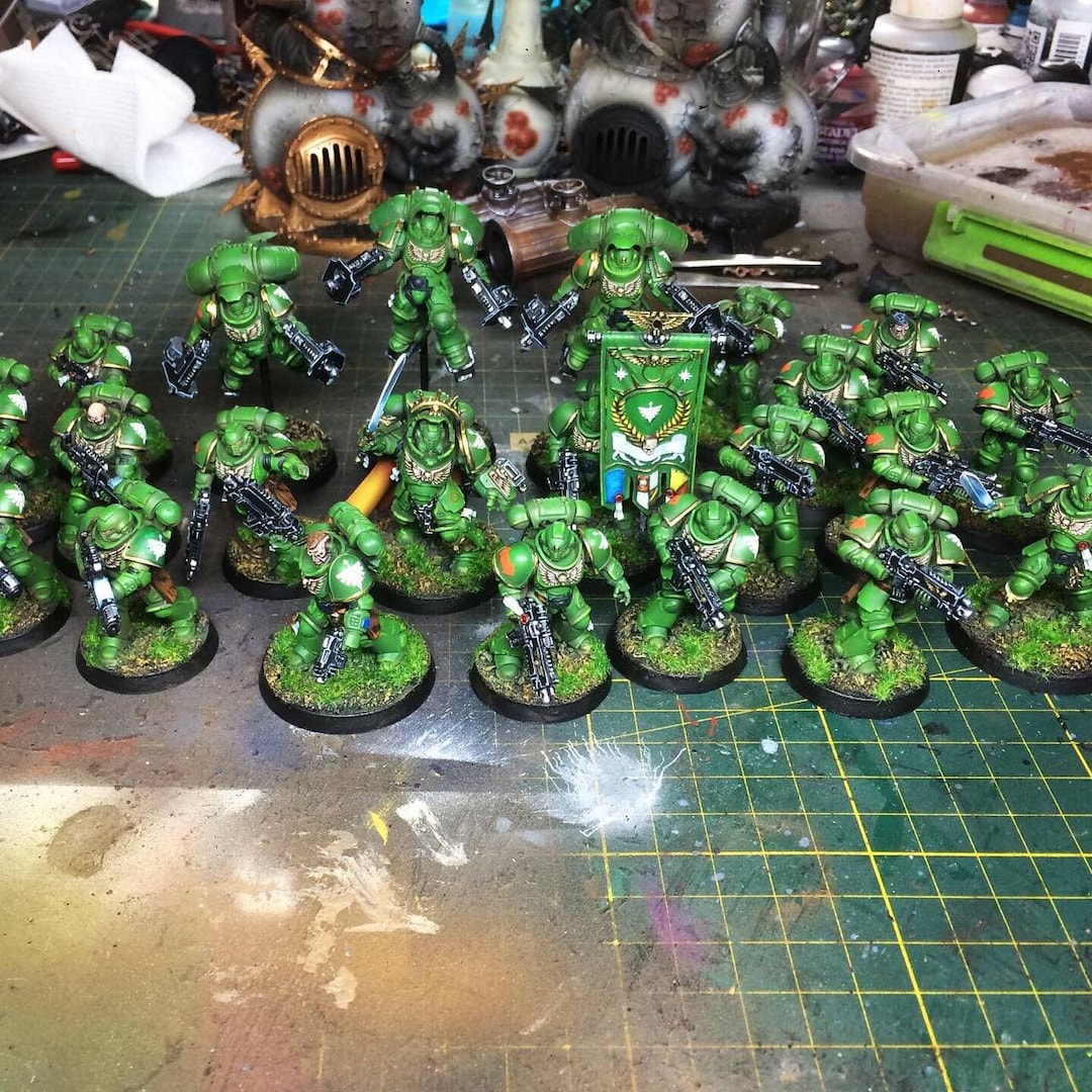 CUSTOM ORDERS Warhammer 40K. Dark Angels Primaris Space Marine dark