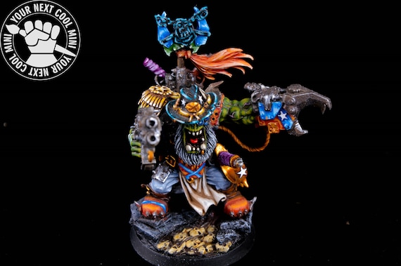 Custom Order Warhammer 40k Space Ork Warboss With Power Klaw - Etsy