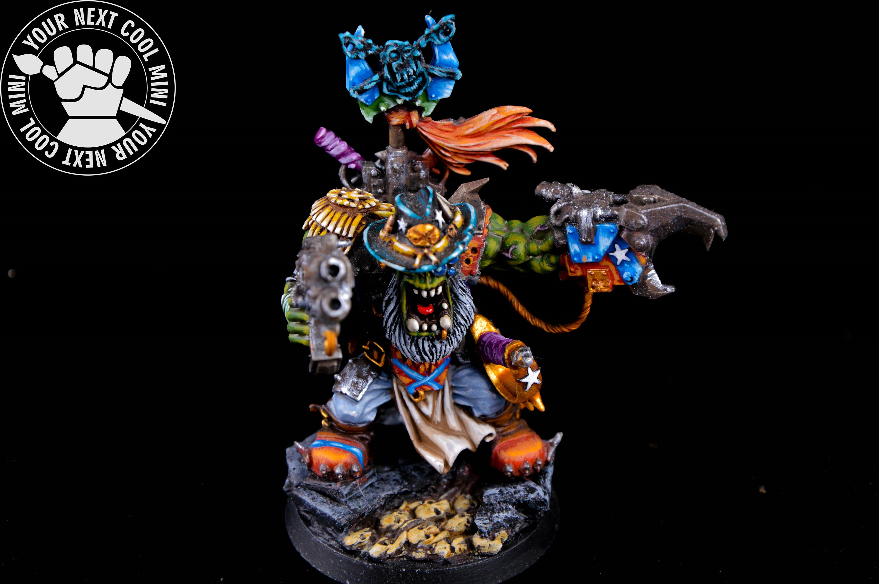 Custom Order Warhammer 40k Space Ork Warboss With Power Klaw - Etsy