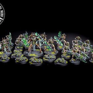 Warhammer 40k: Necron Army Fully Painted 