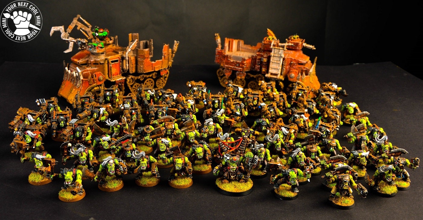 Custom Order Warhammer 40k Space Orks Army Etsy