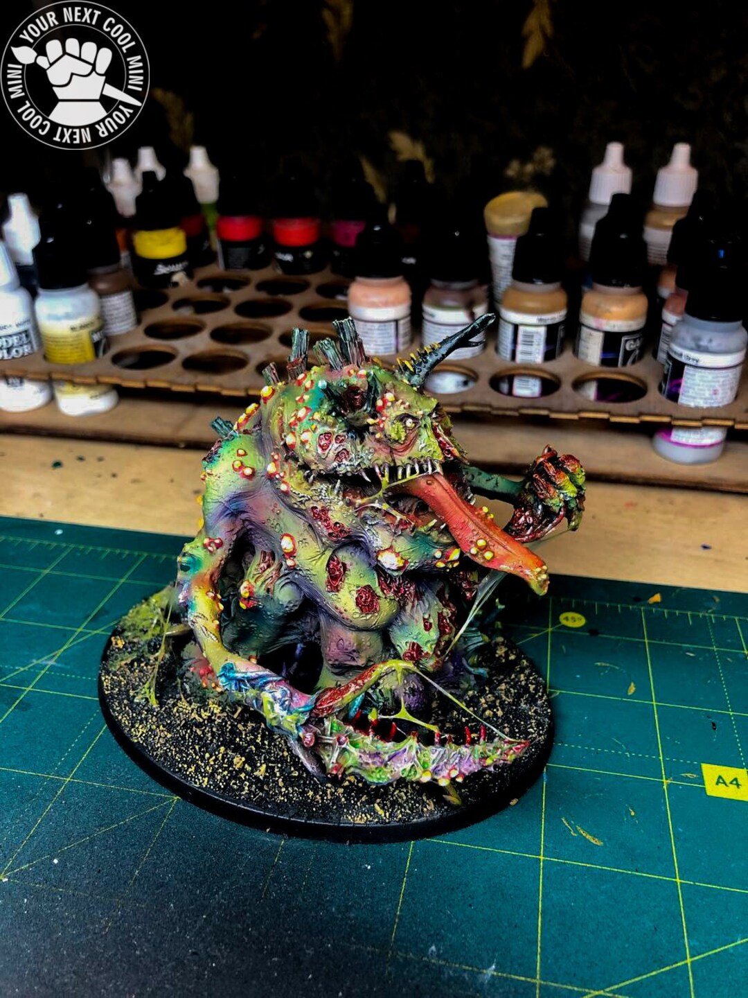 Warhammer 40K: Demone Del Caos COR'BAX UTERBLIGHT - Principe Demone Della Tempesta, Modello Forge World (NON ASSEMBLATO)