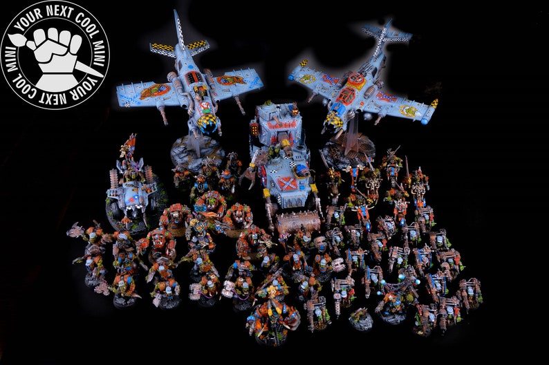 Custom Order Warhammer 40k Space Orks Army Etsy