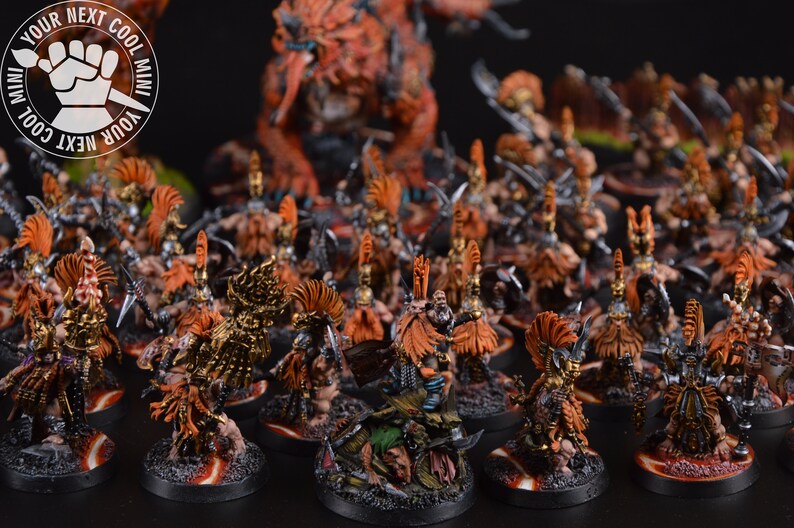 CUSTOM ORDERS Warhammer Aos Fyreslayers Army Etsy