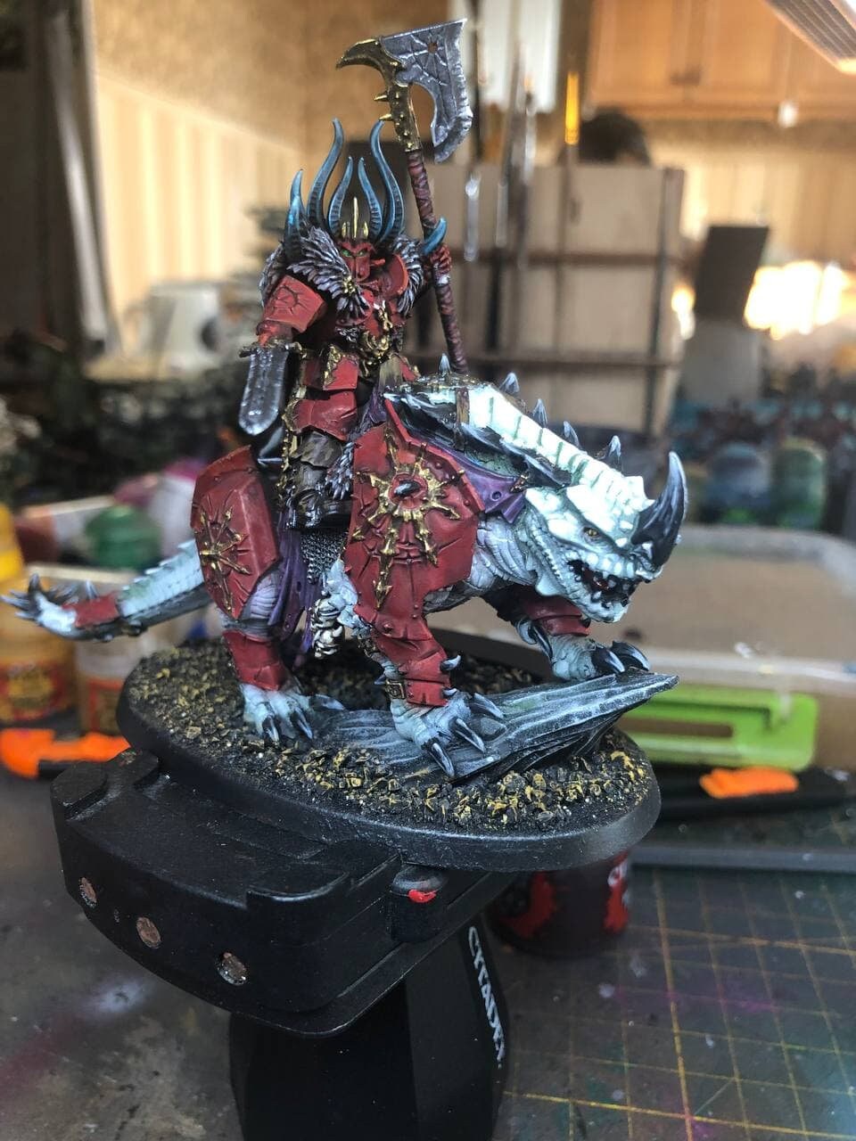 カスタムオーダー - KarkadrakのWarhammer AoS Chaos Lord - Etsy 日本