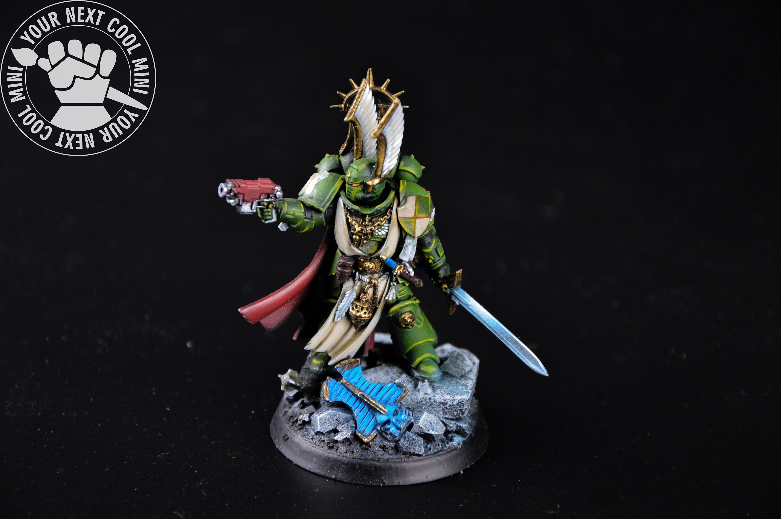 Kriegshammer 40k. Dark Angels - Master Lazarus (Auftragsarbeit)