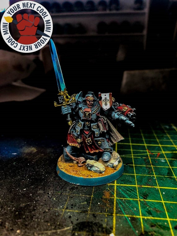 Grey Knights Brother Captain painted figure Warhammer 40k Pre-Sale | Art