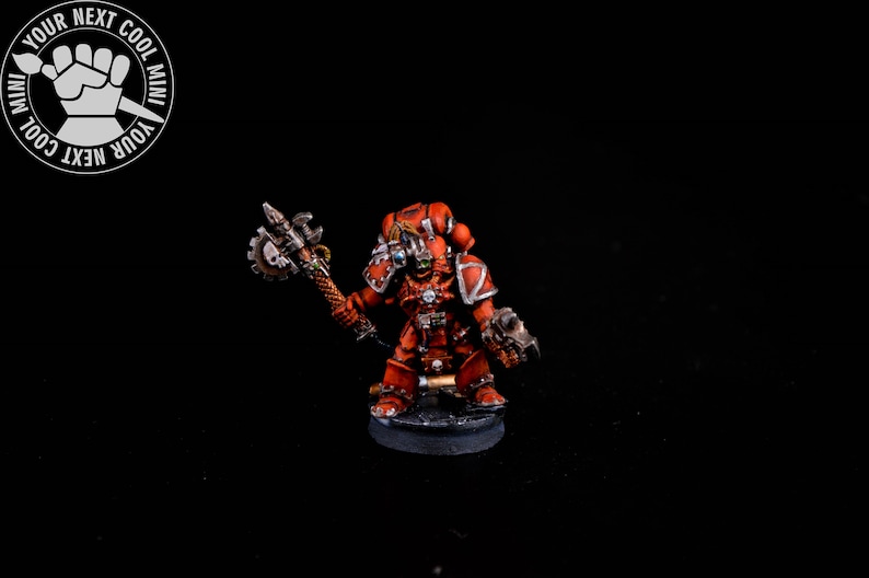 Warhammer 40k Space Marine Techmarine with Power Axe image 1