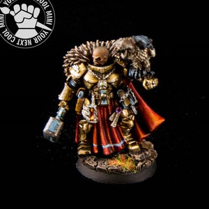 Warhammer 40K Inquisitor Coteaz. 1 miniatura, malowana profesjonalnie z dekorowaną podstawką. Bardzo szczegółowe - sprawdź nasze recenzje!