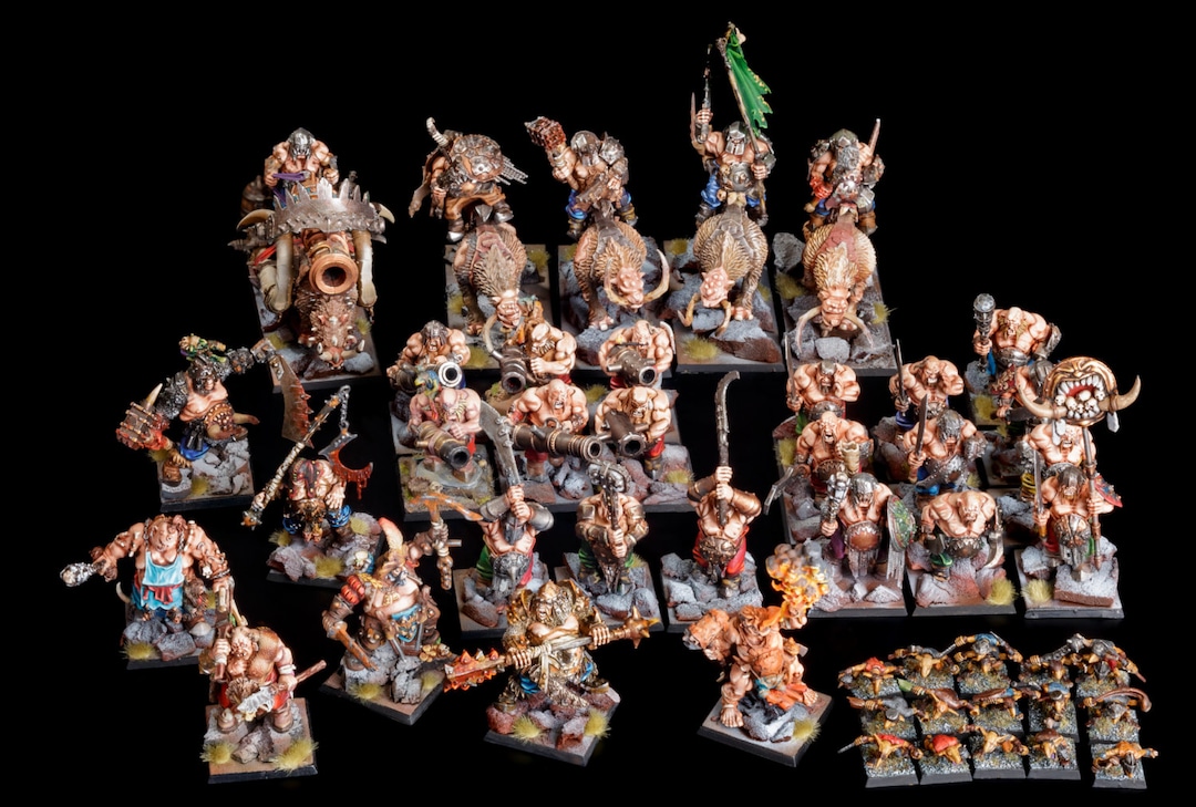 ウォーハンマー FB オーガ キングダムズ コンプリート アーミー、プロ