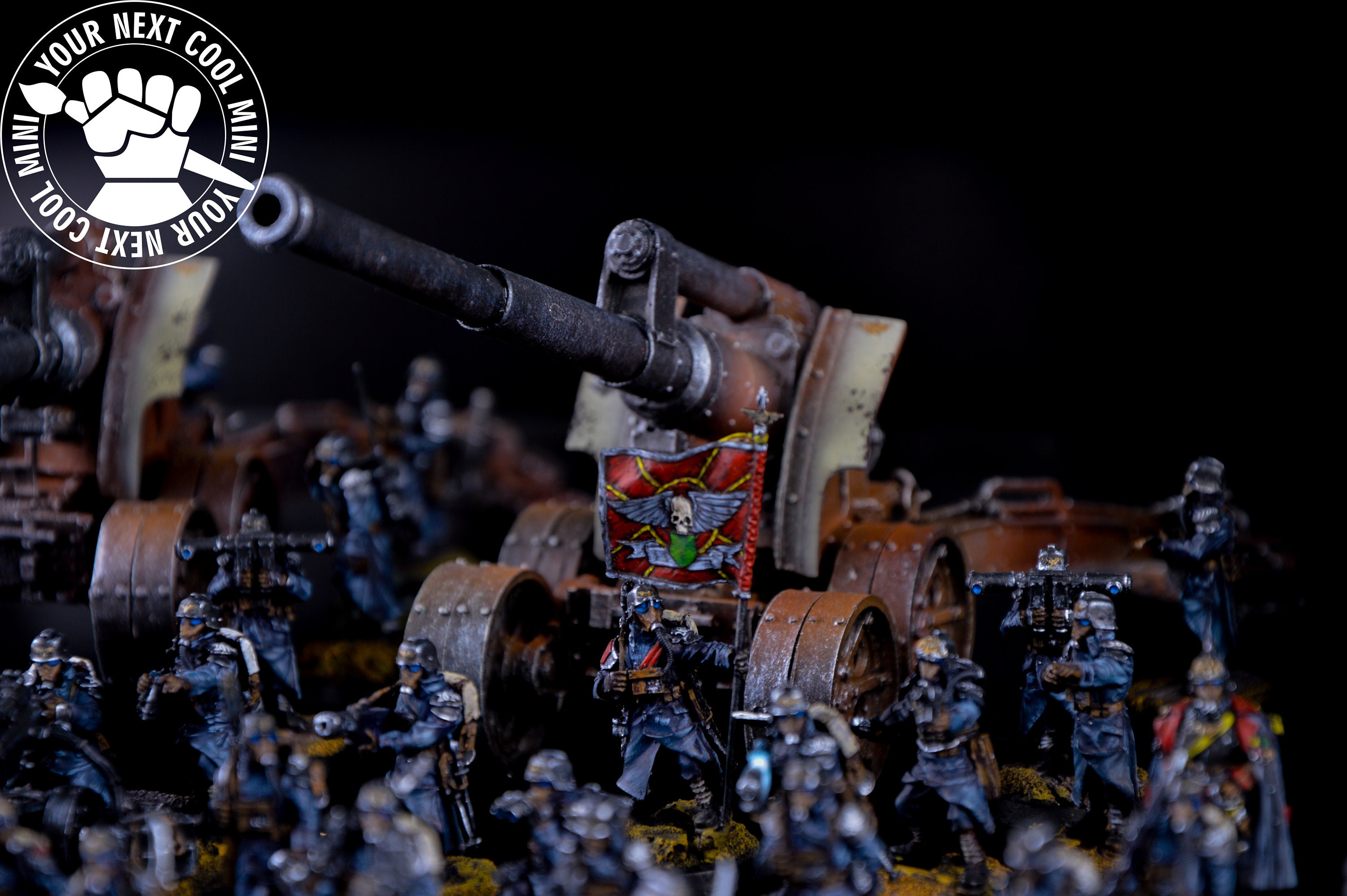 X10 Escouade Death Korps Résine - Warhammer 40K Astra Militarum (Occasion)
