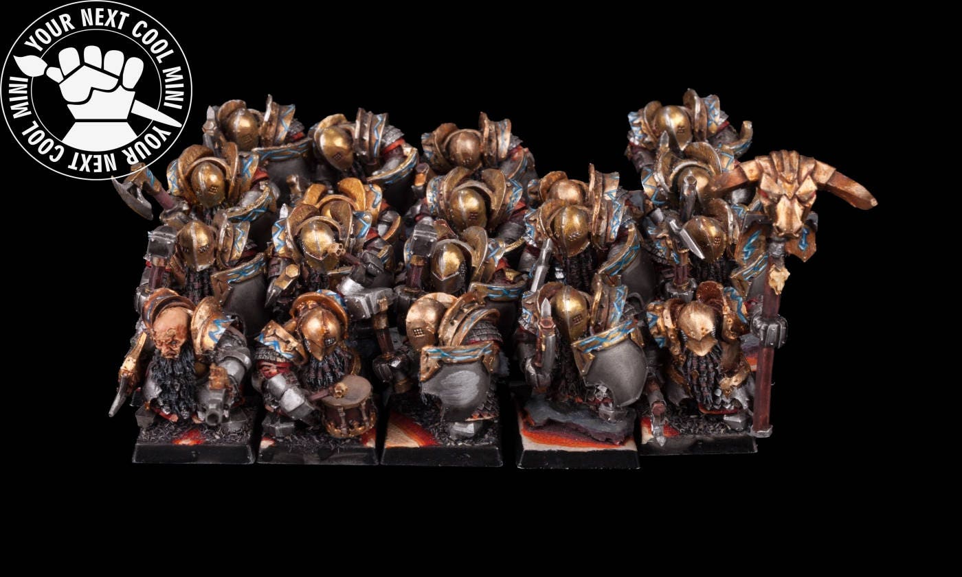 10 firglaives nains du chaos dwarf alternatis warhammer