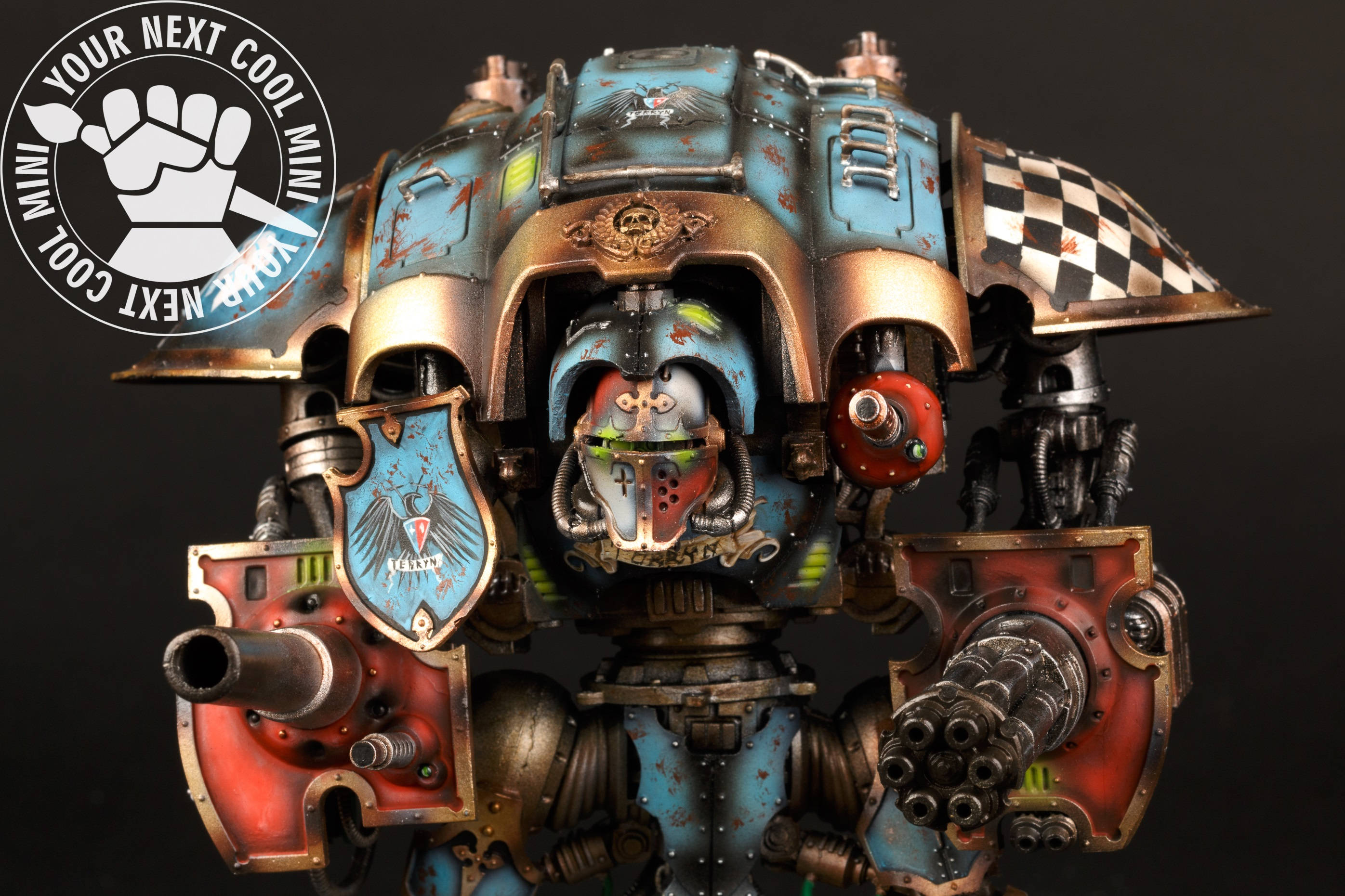 ウォーハンマー 40K インペリアル ナイト、交換可能な磁気武器と装飾