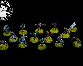 CUSTOM ORDER Blood Bowl. Necromantic Horror Team: The Wolfenburg Crypt-Stealers (commission)
