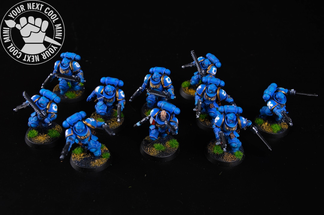 CUSTOM ORDERS Warhammer 40k, Ultramarine - Assault Intercessor