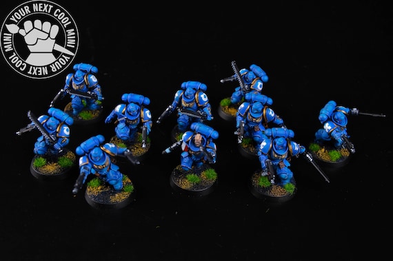 CUSTOM ORDERS Warhammer 40k, Ultramarine - Assault Intercessor