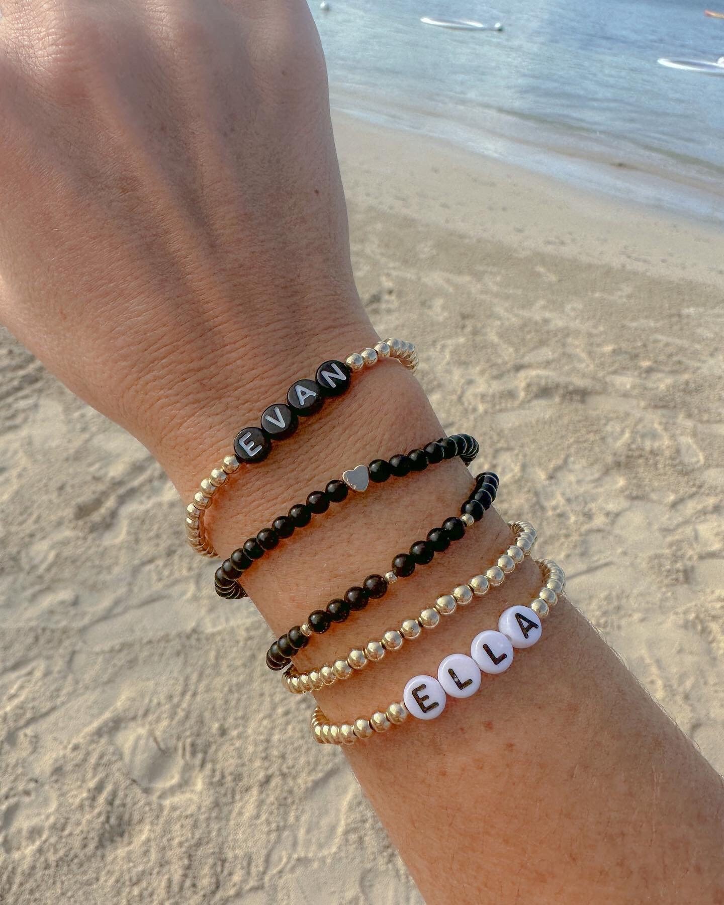 Gold Beaded Heart Bracelet Heart Bracelet Heart Beaded Etsy