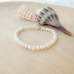 Pearls Only Bracelet, Freshwater Pearl Bracelet, freshwater pearl jewelry, 14k gold beaded jewelry