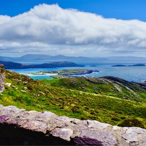 Irish Coast Fine Art Print / Southern Ireland Photography / Irish Sea / Bright & Colorful Wall Art