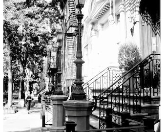 New York City Photography, West Village Print, Streets of New York, NYC Captured, Large Black and White, Hanging Wall Art - West Village