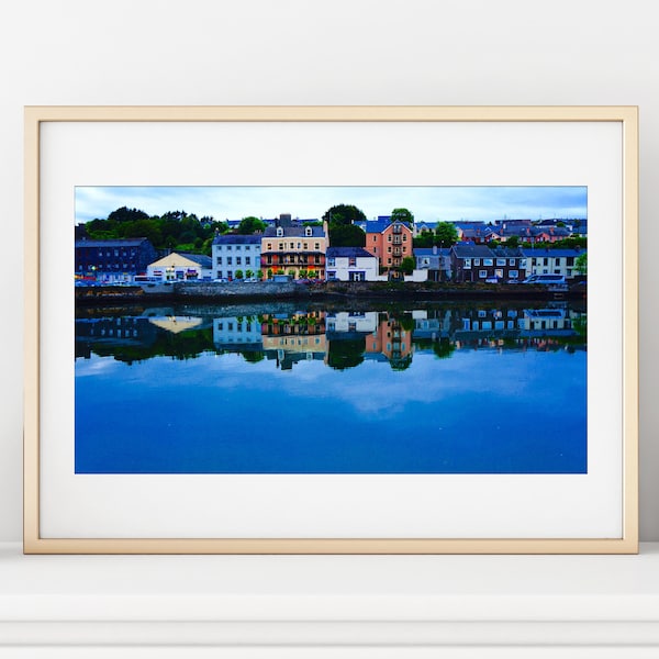 Kinsale Harbor Print, Irish Houses, Ireland Photography, Hanging Wall Art, Fine Art Prints, Water View, Colorful Art - "Kinsale Harbour"