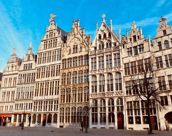 Antwerp Fine Art Print, Belgium Photography, Hanging Wall Art, Cityscape, "Antwerp Hospitality"