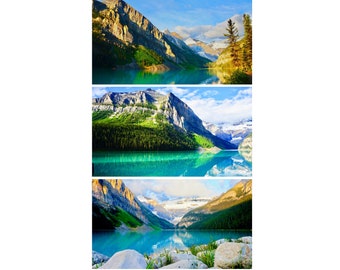 Lake Louise Print Collection, Set of 3 Prints, 30-40% OFF, Canadian Rockies, Fine Art Photography