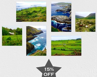 Best of Ireland METAL Gallery Wall Print Set, 15% OFF, Set of 6 Metal Prints